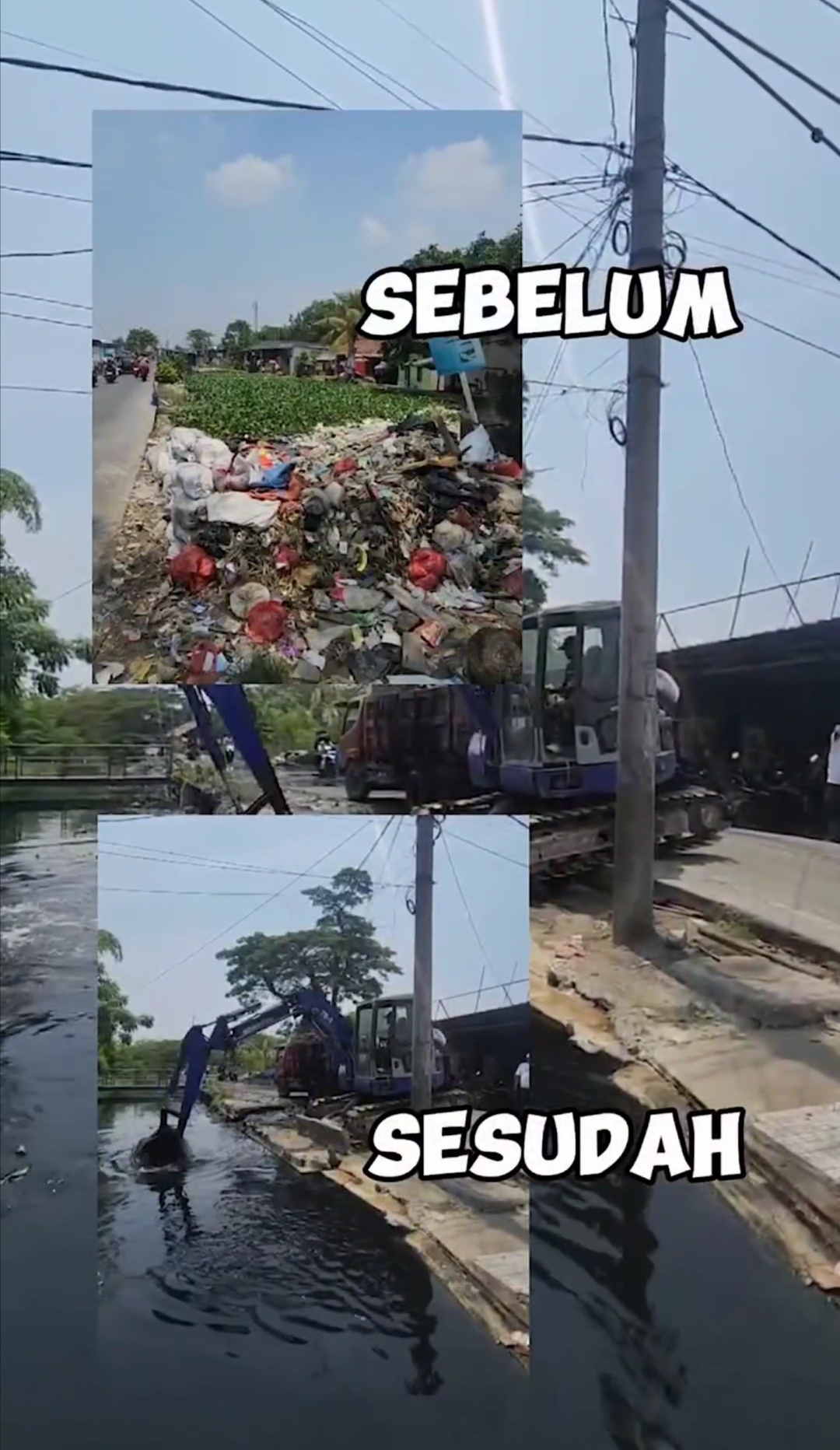 01 September 2024Awali September ini dengan bersih2 normalisasi sungai dan bersih2 tumpukan sampah sepanjang aliran sungai di wilayah Karangbahagia. Tindakan nyata Pasangan AA sebelum menjabat, yang nantinya akan menjadi program Pasangan AA saat menjabat Bupati & Wakil Bupati.